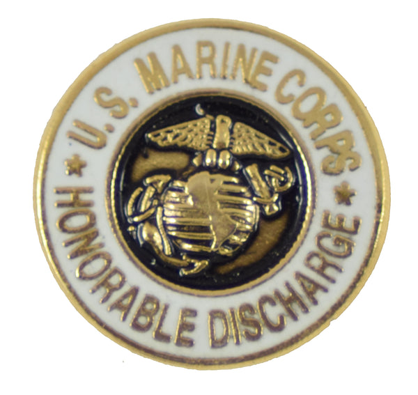 USMC HONORABLE DISCHARGE HAT PIN - HATNPATCH