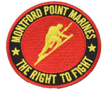 MONTFORD POINT MARINES ROUND PATCH - Color - Veteran Owned Business. - HATNPATCH