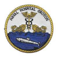 NAVAL HOSPITAL GROTON CT CONNECTICUT PATCH DOLPHINS SUBMARINE BASE - HATNPATCH