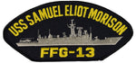 USS SAMUEL ELIOT MORISON FFG-13 SHIP PATCH - GREAT COLOR - Veteran Owned Business - HATNPATCH