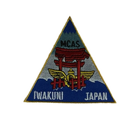 MARINE CORPS AIR STATION IWAKUNI JAPAN TRIANGLE STATION PATCH - Color - Veteran Owned Business - HATNPATCH