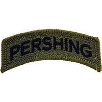 Pershing Tab Rocker OD Subd Army Patch - HATNPATCH