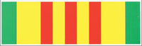VIETNAM SERVICE RIBBON BUMPER STICKER - HATNPATCH