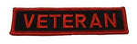 VETERAN NAME TAPE STYLE PATCH MILITARY SERVICE ARMY NAVY AIR FORCE MARINE USCG - HATNPATCH