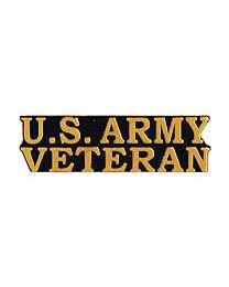 US Army Veteran Script Pin - HATNPATCH