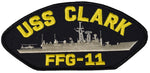 USS CLARK FFG-11 SHIP PATCH - GREAT COLOR - Veteran Owned Business - HATNPATCH