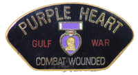 GULF WAR PURPLE HEART COMBAT WOUNDED HAT PIN - HATNPATCH