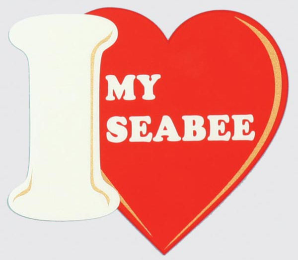 I Love My SEABEE Decal - HATNPATCH