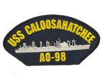 USS CALOOSAHATCHEE AO-98 Ship Patch - Great Color - Veteran Owned Business - HATNPATCH