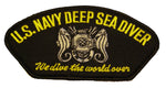 USN DEEP SEA DIVER PATCH - HATNPATCH