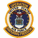US AIR FORCE OPERATION ENDURING FREEDOM PATCH - HATNPATCH