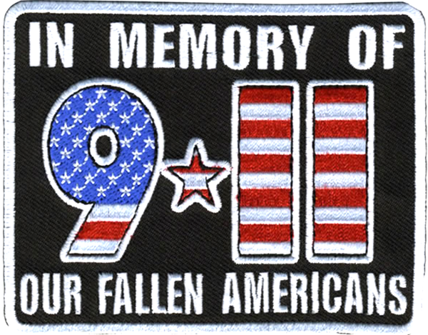 In Memory of Our Fallen Americans 9/11 Patch - HATNPATCH