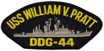 USS WILLIAM V. PRATT DDG-44 SHIP PATCH - GREAT COLOR - Veteran Owned Business - HATNPATCH