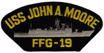 US Navy USS JOHN A. MOORE FFG-19 PATCH - Found per customer request! Ask Us! - HATNPATCH