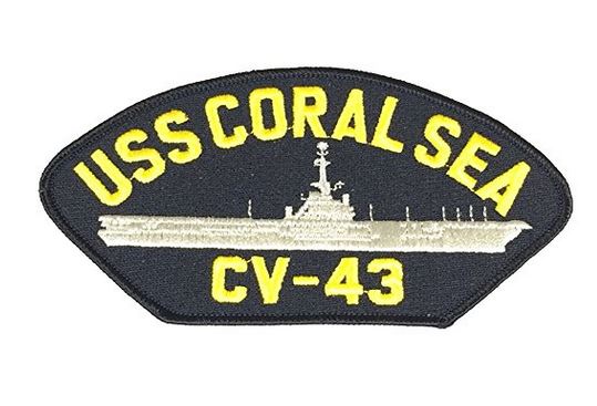 USS CORAL SEA CV-43 PATCH - HATNPATCH