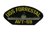USS FORRESTAL AVT-59 Patch - HATNPATCH