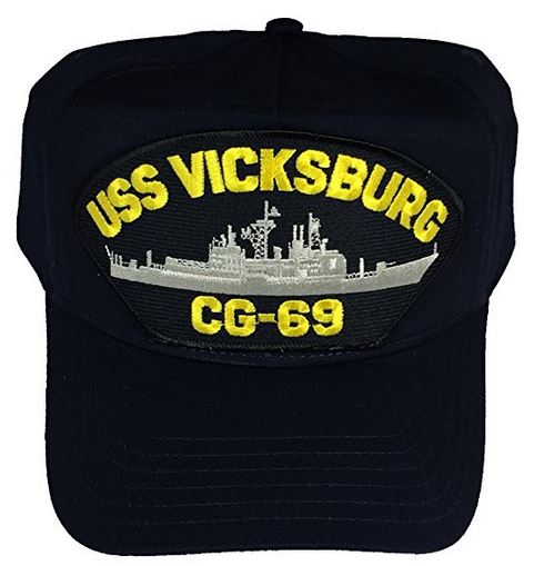 USS VICKSBURG CG-69 HAT - HATNPATCH