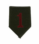 US ARMY 1ST ID FIRST INFANTRY DIVISION PATCH BIG RED ONE VETERAN FORT RILEY - HATNPATCH