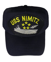 USS NIMITZ W/5 STARS HAT - HATNPATCH