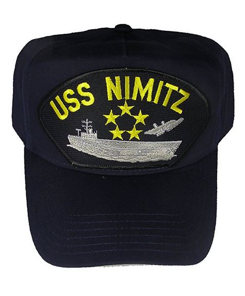 USS NIMITZ W/5 STARS HAT - HATNPATCH