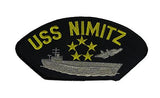 USS NIMITZ CVN-68 Patch With 5 STARS and Jet - HATNPATCH