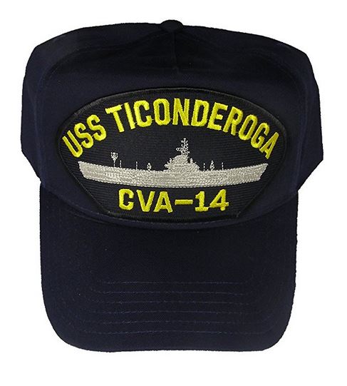 USS TICONDEROGA CVA-14 HAT - HATNPATCH