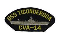 USS TICONDEROGA CVA-14 PATCH - HATNPATCH