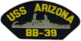 USS ARIZONA BB-39 PATCH - HATNPATCH
