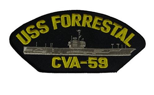 USS FORRESTAL CVA-59 Patch - HATNPATCH