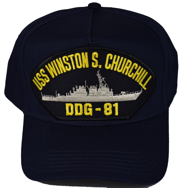 USS WINSTON CHURCHHILL DDG-81 HAT - HATNPATCH