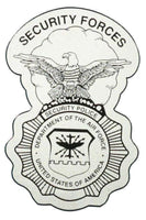 USAF Security Forces Shield Decal - HATNPATCH