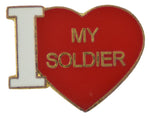 I LOVE MY SOLDIER HAT PIN - HATNPATCH