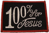 100% For Jesus Patch - HATNPATCH