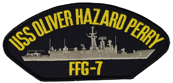 USS OLIVER HAZARD PERRY FFG-7 SHIP PATCH - GREAT COLOR - Veteran Owned Business - HATNPATCH