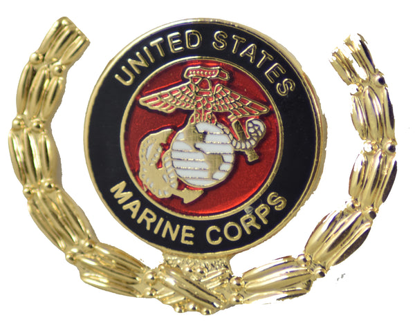 USMC WREATH HAT PIN - HATNPATCH
