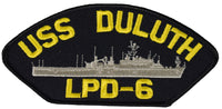 USS DULUTH LPD-6 SHIP PATCH - GREAT COLOR - Veteran Owned Business - HATNPATCH