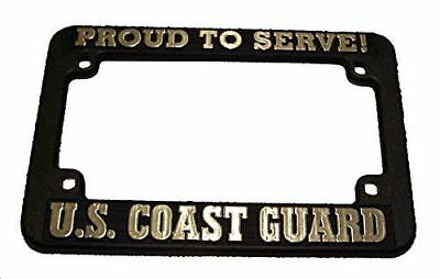 2 Vintage U.S. Coast Guard Retired Raised Letters Chrome License Plate Frame 2 Vintage U.S. Coast Guard Retired Raised Letters Chrome License Plate Frame