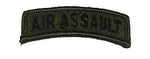 US ARMY AIR ASSAULT TOP ROCKER TAB PATCH OD GREEN VTOL DOPE ON A ROPE RAPPELL - HATNPATCH