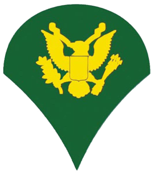 US Army E-4 Specialist Rank 2 inch Decal - HATNPATCH