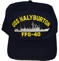 USS HALYBURTON FFG-40 HAT - HATNPATCH