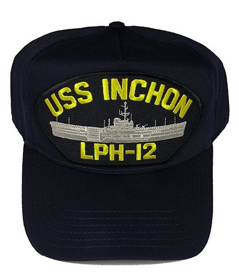 USS INCHON LPH-12 HAT - HATNPATCH