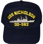 USS NICHOLSON DD-982 HAT - HATNPATCH
