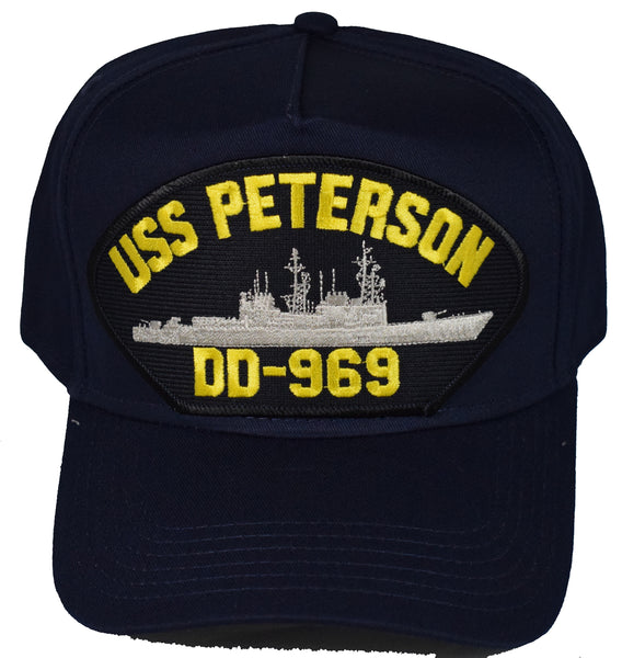 USS PETERSON DD-969 HAT - HATNPATCH