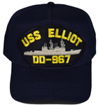 USS ELLIOT DD-967 HAT - HATNPATCH
