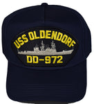 USS OLDENDORF DD-972 HAT - HATNPATCH