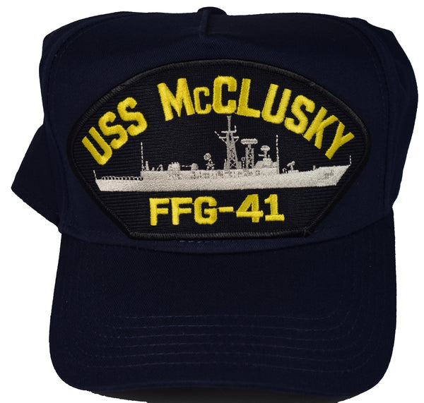 USS MCCLUSKY FFG-41 HAT - HATNPATCH