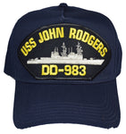 USS JOHN RODGERS DD-983 HAT - HATNPATCH