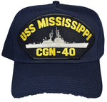 USS MISSISSIPPI CGN-40 HAT - HATNPATCH