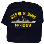 USS W. S. SIMS FF-1059 HAT - HATNPATCH