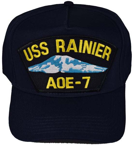 USS RAINIER AOE-7 W/MOUNTAN HAT - HATNPATCH